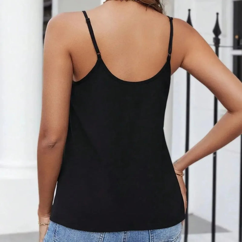 Blusa Feminina Sophie com Alças Ajustáveis e Decote V