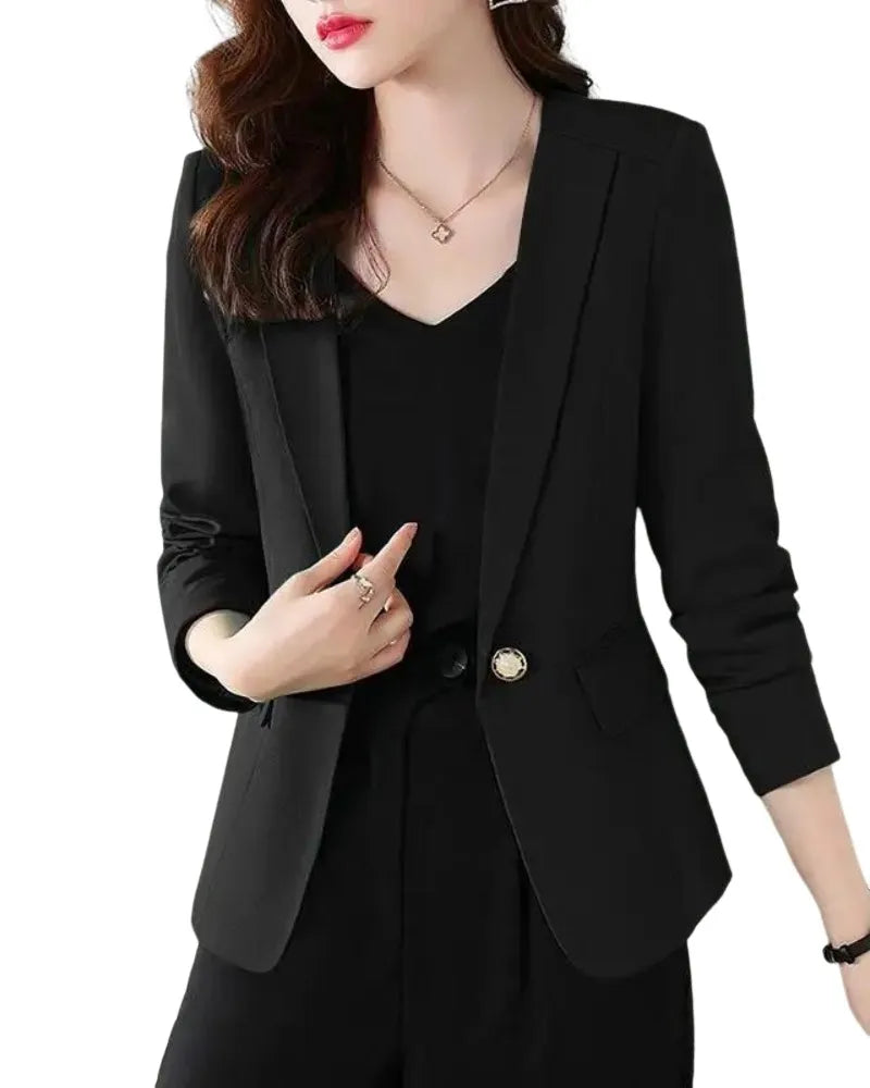 Blazer Feminino Corte Social Ajustado