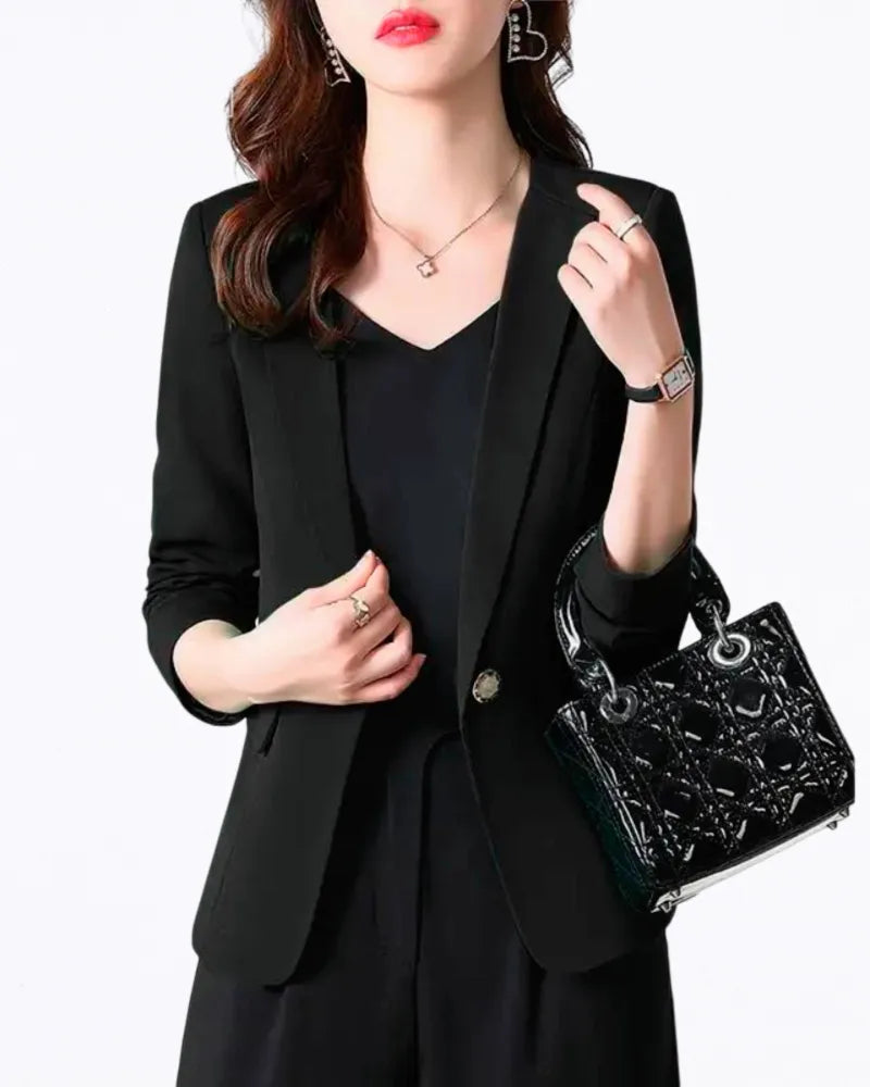 Blazer Feminino Corte Social Ajustado