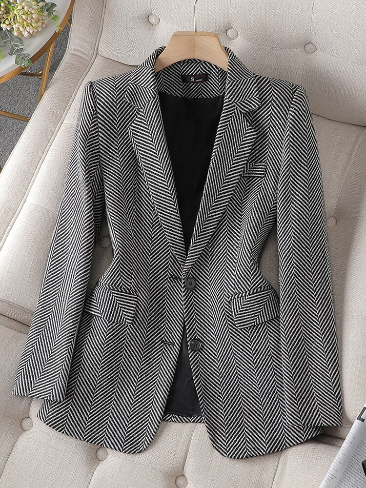 Blazer Feminino Alfaiataria Visu Long